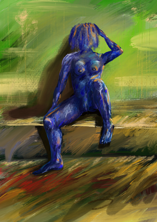Serie: Mujeres en Azul - Como estoy Mirandote