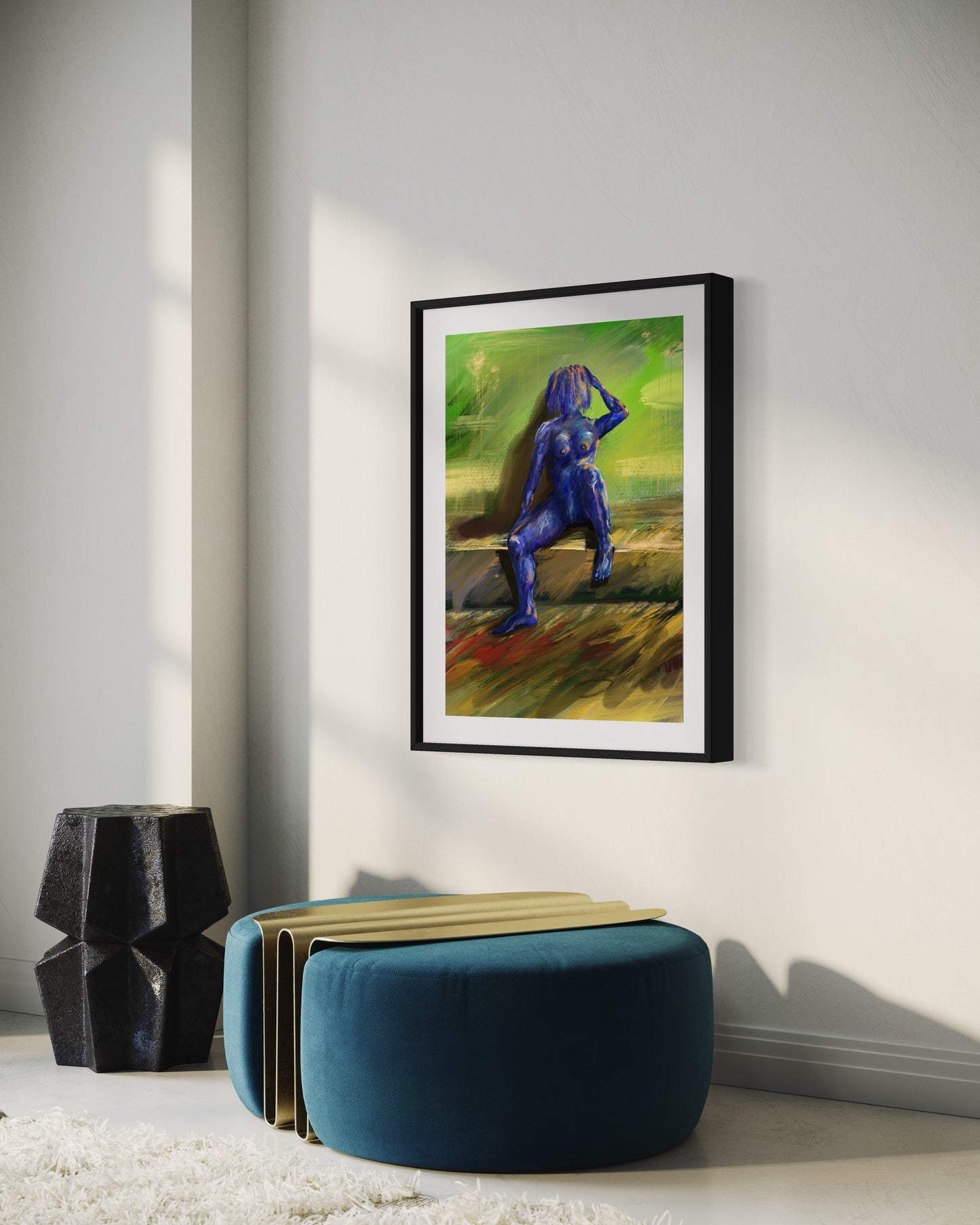 Serie: Mujeres en Azul - Como estoy Mirandote